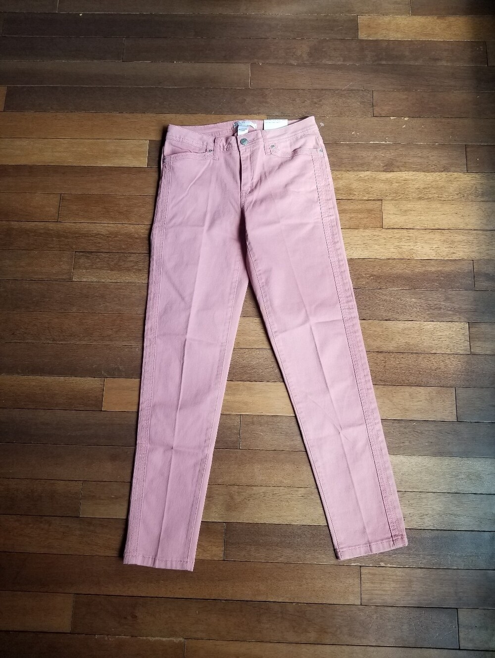 Cleo Jean Nwtag 2 Skinny Denim Pink